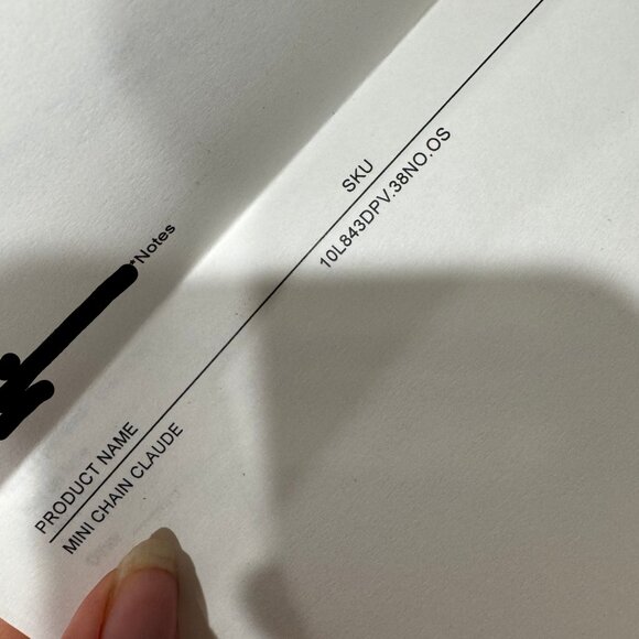 CELINE MINI CHAIN CLAUDE in Shiny calfskin - Picture 4 of 4